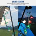 thumbnail image 4 of Yescom Solar Powered Wind Chime Lights LED Color Changing Crystal Hummingbird & Tree for Home Porch Yard Christmas Party Decoration Xmas Gifts, 4 of 8