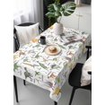 thumbnail image 6 of Dinosaur Table Cloth, Waterproof Tablecloth for Rectangle Tables, Funny Dino Cute Cartoon Boys Girls Children Reusable Washable Fabric Table Cover for Restaurant Kitchen Dining Tables 54"x108", 6 of 9