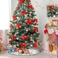 thumbnail image 4 of GZHJMY Koala Christmas Tree Mat, Round Christmas Tree Stand Mat Decoration for Holiday Party Home Christmas Day Ornaments Floor Door, 28.3", 4 of 6