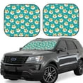 thumbnail image 2 of Picia Cute Shiba1 2 Piece Car Windshield Sun Shade Foldable | Foldable Sun Shield for Front Window Blocks UV Rays and Keeps Your Vehicle Cool-Large, 2 of 7