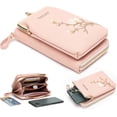 thumbnail image 2 of Indefinitet Women Sling Cross-Body Wallet with Mobile Cell Phone Holder Pocket Purse Lightweight Mini Coin Clutch Bag, 2 of 7