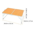 thumbnail image 2 of OULII Table Pliante Compacte Design Simple 1 Ensemble pour Usage Extérieur, 2 of 8
