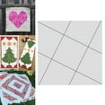 thumbnail image 4 of thinsony Square Quilting Template Quilter Ruler Quilt Templates Fabric Sewing Marking Cutting Rulers 7.5x7.5inch, 4 of 9