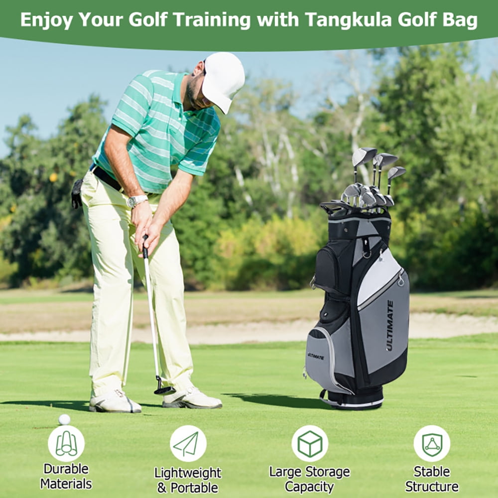 Yardi Yard 14-Way Golf Cart Stand Bag with Waterproof Rain Hood, Lightweight Golf Stand Bag for Men & Women,Multiple Pockets, Lightweight & Durable