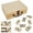 Natural, variant on WE Games Double 6 Dominoes - Ivory Tiles, Wooden Box, Family Game Night