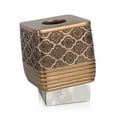 thumbnail image 3 of Resin Tissue Box Cover for Modern Home Decor - Minimalist Square Tissue Box Holder for Guest Room, Bedroom, Bathroom, Tabletop & Office - Durable and Aesthetic Tissue Holder, Spindle, 3 of 5
