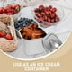 thumbnail image 4 of Contenedor de helado de acero inoxidable, contenedor de almacenamiento de alimentos para congelador, contenedor de almacenamiento de helado casero con tapa, 4 of 5