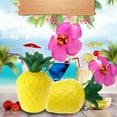 thumbnail image 6 of Raindrops Pineapple Party Cups in Yellow Made of Durable Plastic for Beach Themed Events 6pcs, 6 of 8
