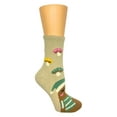 thumbnail image 6 of Fuzzy Babba Women's Cozy Mid-Crew Socks, Bear Mushroom, 3-Pack, Size 4-10, 6 of 6