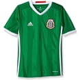 thumbnail image 2 of adidas Boys' Soccer Youth Mexico Jersey, Green/Poppy, Large, 2 of 12