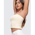 thumbnail image 4 of CRZ YOGA Butterluxe Tube Tops for Women Going Out Casual Tank Bandeau Crop Shirts, 4 of 5