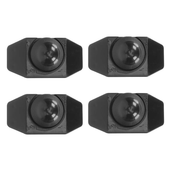 Dayesque 2 Pcs Inline Cord Switch Rotary Button Control Lamp Appliance Switch for Bedroom Table Floor Desk Dimmable Led Lights