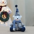 thumbnail image 5 of Mosey Christmas Plush Toy Festive Bear Adorable Plush Ornament for Holiday Decoration, 5 of 8