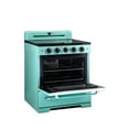 thumbnail image 2 of Unique 30' Classic Retro Induction Range, Ocean Mist Turquoise, 2 of 8