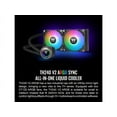 thumbnail image 2 of Thermaltake TH240 V2 240mm ARGB Sync All-in-One CPU Liquid Cooler, Black, 2 of 5