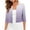 *1-Purple, variant on VBVC Women's Floral Print Cropped Cardigan , Ladies' 3/4 Sleeve Open Front Bolero Shrug , Lightweight Summer Dress Cover Up Top For Women, Beige , S-2XL