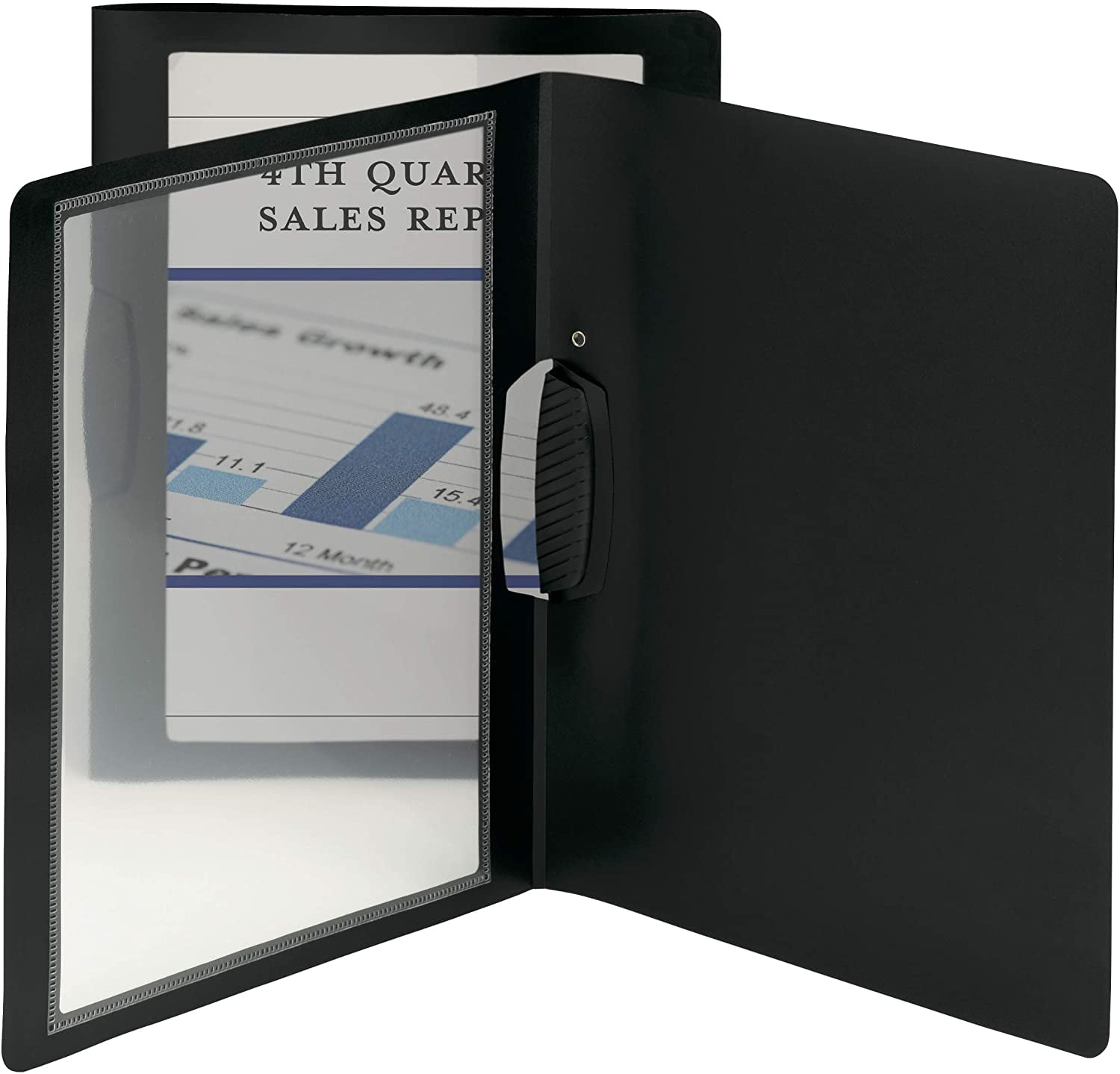 Smead Frame View Report Cover with Swing Clip, Letter Size, Clear Front