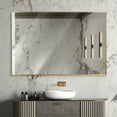 thumbnail image 5 of Head West Rectangular Thin Metal Frame Decorative Modern Wall Accent Mirror - 24" x 36", 5 of 7
