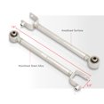thumbnail image 4 of AJP Distributors Rear Lower Suspension Adjustable Traction Control Arm Rod Kit Silver Compatible/Replacement For Mazda Miata MX-5 ND MX5 2016 2017 2018 2019 2020 2021 2022 2023 16 17 18 19 20 21 22 23, 4 of 5