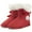 Red, variant on Kushyshoo Girls Kids Snow Boots for Warmth Red Non-Slip Outdoor Winter Footwear Lightweight Size 12M
