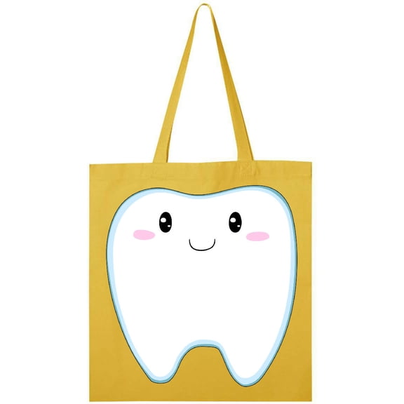 Inktastic Cute Tooth Tote Bag