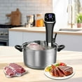 thumbnail image 5 of Aulonda Sous Vide Cooker vide Cooking Machine,1100 Watts Stainless Steel Immersion Circulator,Precision Cooker,with Temperature and Time Digital Display Control, 5 of 6