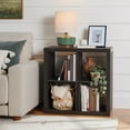 thumbnail image 6 of Better Homes & Gardens 4 Cube Storage Organizer, Tobacco Oak, 6 of 13