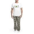 thumbnail image 5 of CafePress - Cat And Dog Christmas Men's Light Pajamas - Men's Light Loose Fit Cotton Pajama Set, 5 of 7
