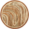 thumbnail image 2 of SAFAVIEH Martha Stewart Marble Swirl October Leaf Area Rug, October Leaf Red, 5'6" x 8'6", 2 of 5