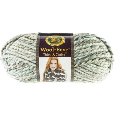 UPC: 0023032645421 | Lion Brand 640-542 Wool-Ease Thick & Quick Yarn Seaglass