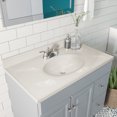 thumbnail image 4 of Design House 552067 Cultured Marble Vanity Top 37", White on White, 4 of 20