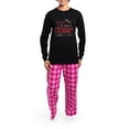 thumbnail image 4 of CafePress - Cicadas Wait Is That A Cicada Entomologist Insects - Women's Long Sleeve Dark Pajamas, 4 of 7