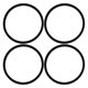 thumbnail image 1 of 4PCS Anillos de botella aislados Anillo de tapa de botella Anillo de silicona Anillos de sellado de botellas Juntas Juntas de sellado de botellas térmicas Anillo de sellado de taza aislado, 1 of 6