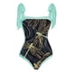 thumbnail image 2 of 2 piezas de traje de baño atlético de playa para mujer a la moda con vestido para accesorios femeninos (libélula 2XL) DQrwqpou Para Estrenar, 2 of 5