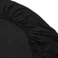 thumbnail image 5 of Yajisi Fitted Sheet Washable Solid Color Bed Sheet Breathable Fitted Mattress Protector for Bedroom Black 200x220cm / 79x87 inches, 5 of 9