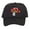 Black, variant on Top Headwear Men's Mushroom Hat - Enchanted Fungi Trucker Snapback Cap White