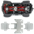 thumbnail image 5 of Stainless Steel Chassis Armor Skid Plate Axle Protector for 1/18 RC Crawler TRX4M Bronco Defender Upgrade Parts, 5 of 8