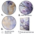 thumbnail image 3 of Designart "Dreams Of Pastel Lilacs In Purple And Gold I" Lilacs Floater Framed Canvas Prints, 3 of 5