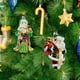 thumbnail image 3 of 2 piezas Mini Santa colgantes colgantes pequeña muñeca decoración Santa muñeca Navidad colgante decoración Navidad decoración colgante para puerta Yotijar colgante colgante, 3 of 10