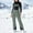 Grey, variant on Women Baggy Ski Pants Men Snow Bibs Snowboard Overall Insulated Windproof Waterproof for Winter Outdoor Sports