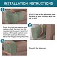 thumbnail image 7 of 2 Pack Waterproof Armrest Covers Couch for Chairs and Sofas Couch Arm Covers with Side Pocket, Non-Slip Armrest Protectors Washable Armrest Slipcover (Green), 7 of 7