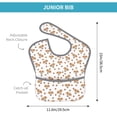 thumbnail image 2 of Bingfone Mess-Proof Baby Bib - Waterproof Bib for Baby Boy or Girl with Food Catcher Pocket, Unisex-Labrador Retriever Dog, 2 of 6