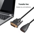 thumbnail image 1 of Cable compatible Dvi-d a Hdmi de 30cm para ordenador Cable Dvi-d macho a hembra compatible con Hdmi Dvi-d macho a hembra compatible con Hdmi Universal Accesorios Electrónicos, 1 of 9