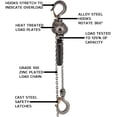thumbnail image 2 of Jet JLH-50-15 0.5 Ton Compact Ratchet Lever Chain Hoist w/ 15 Ft Lift & 2 Hooks, 2 of 6