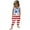 Hot Pink, variant on YunPes Girls Jumpsuit Summer Independence Day Clothing Strapless Personalized Printing Retro Comfortable Casual Jumpsuit First Birthday Romper