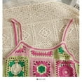 thumbnail image 6 of Crochet Dresses Knit Cut Out Dress Jurk Dames Beach Dresses for Women Strap Sleeveless Female Dresses, 6 of 6