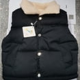 thumbnail image 5 of LIJCC Infant Baby Vest Winter Button Closure Boy Girl Clothes Toddler Jacket Padded Gilet Warm Outerwear with Pockets Down Vest Puffer Sleeveless Outfit Jacket, 5 of 5
