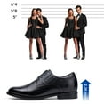 thumbnail image 5 of CMR CHAMARIPA Men's Elevator Shoes - High Heel Men Dress Shoes - Black Derby Shoes That Make You Taller 6 CM / 2.36 Inches, 5 of 5