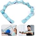 thumbnail image 4 of Exercise Strap, Yoga Stretch Bands With 11 Rings, Elastic Workout Exercise Bands, Adults Latin Elastic Resistance Band Yoga Pilates Dance Fitness Exer, 4 of 5