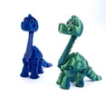thumbnail image 5 of Movable Brachiosaurus Dinosaur Figure 3D Printed Silk Red Blue Flexible Prehistoric Model for Desk Display and Sensory Relief, 5 of 7